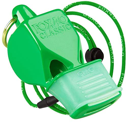 3 PACK Green Whistle & Lanyard