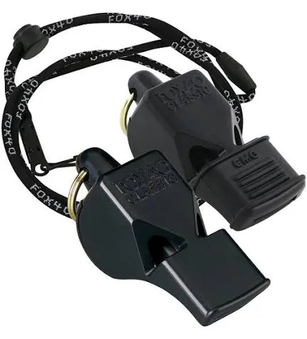Black Whistle & Lanyard