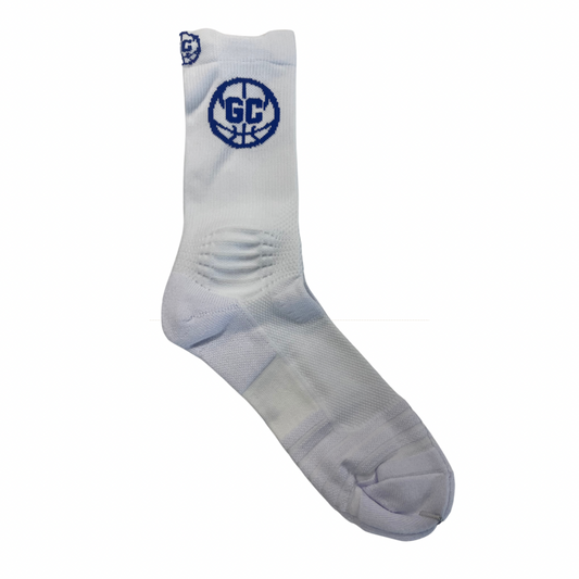 GC Basketball Socks White & Blue