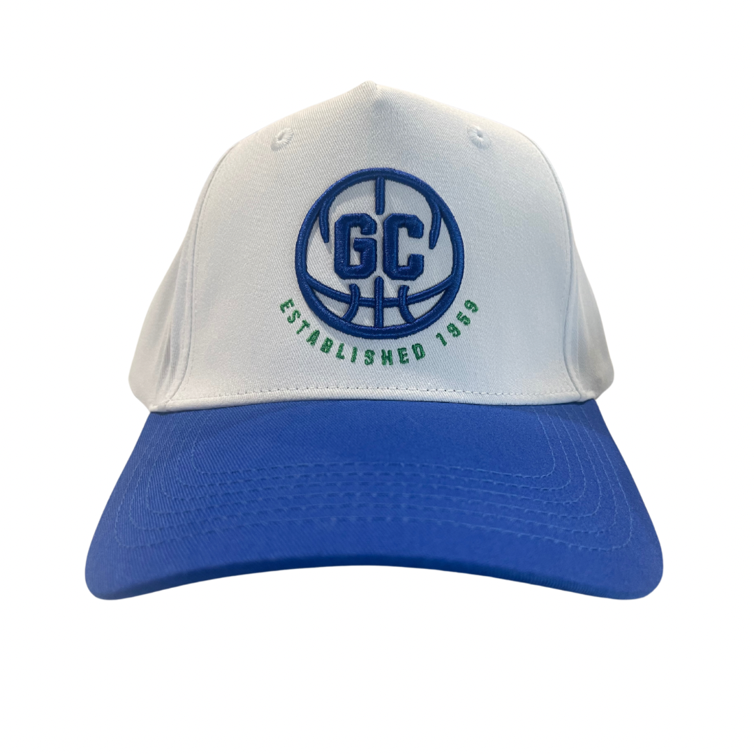 White & Blue GC Cap – Gold Coast Basketball