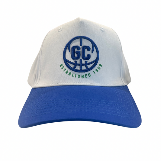 White & Blue GC Cap